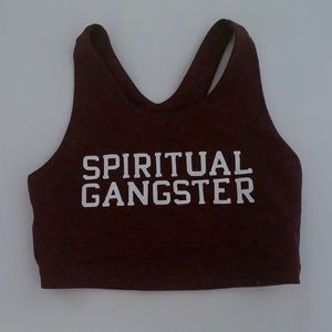 Spiritual Gangster Small Crop Sports Bra
